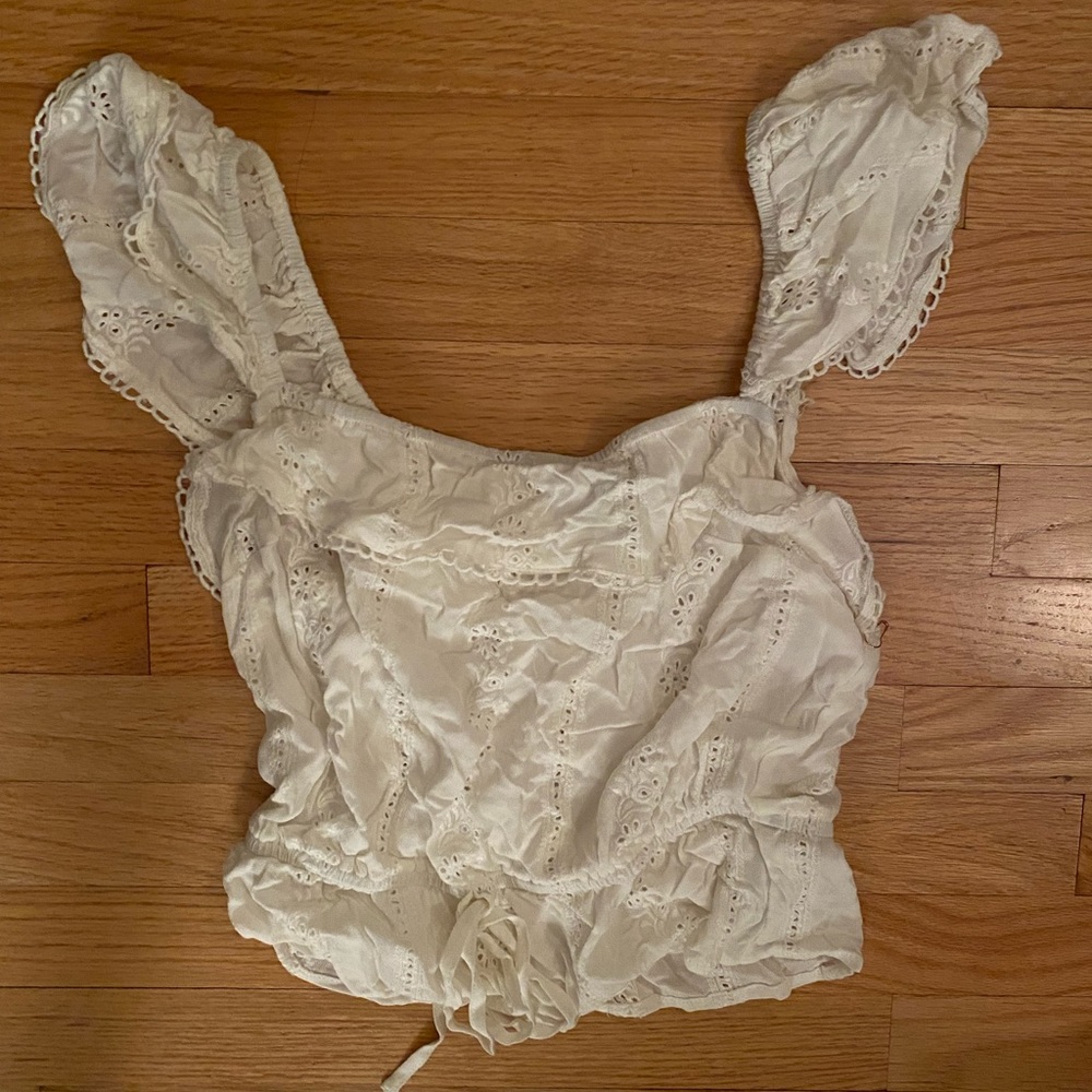 Nwot Forever21 white summer blouse top